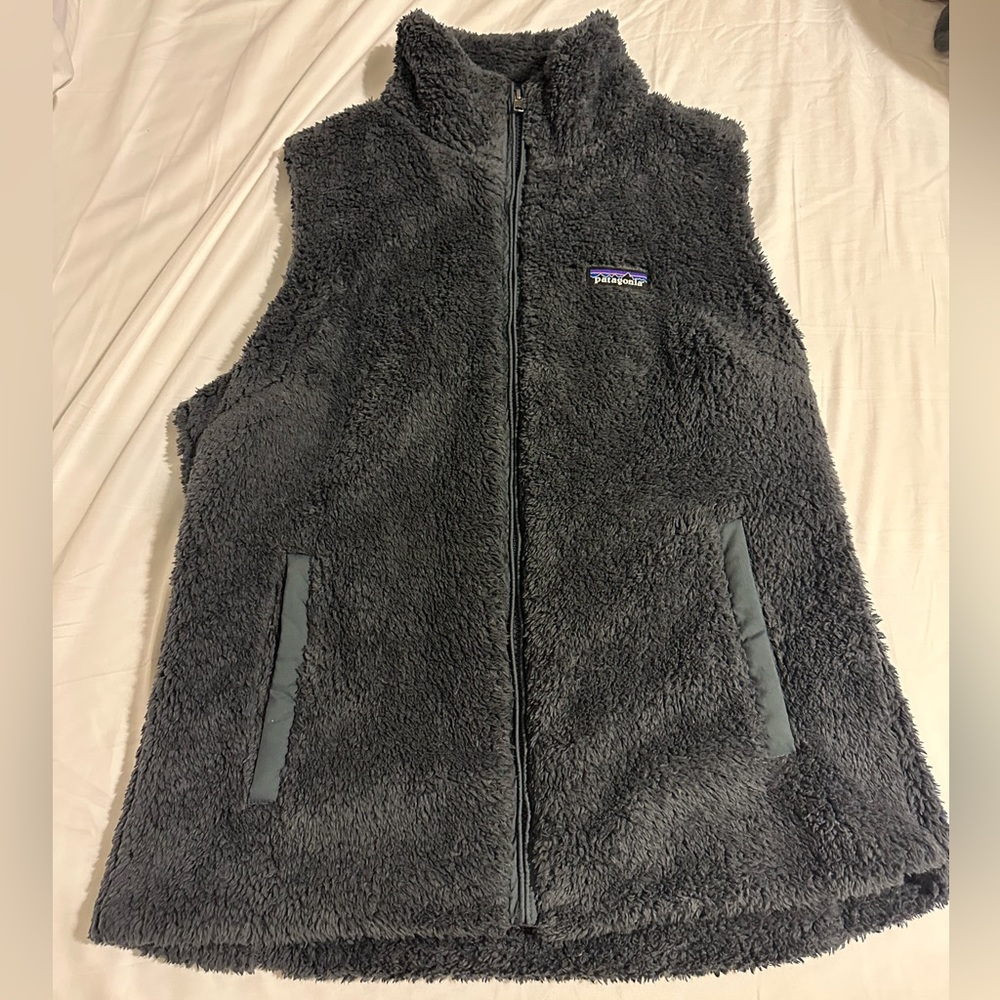 Patagonia Los Gatos Fleece Vest Size L in Navy Blue